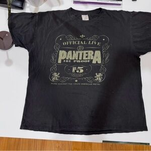 Pantera Official Live 101 Proof No.5 Collectors Tshirt with Authentic Signatures